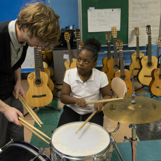 MusiCan students learning in school